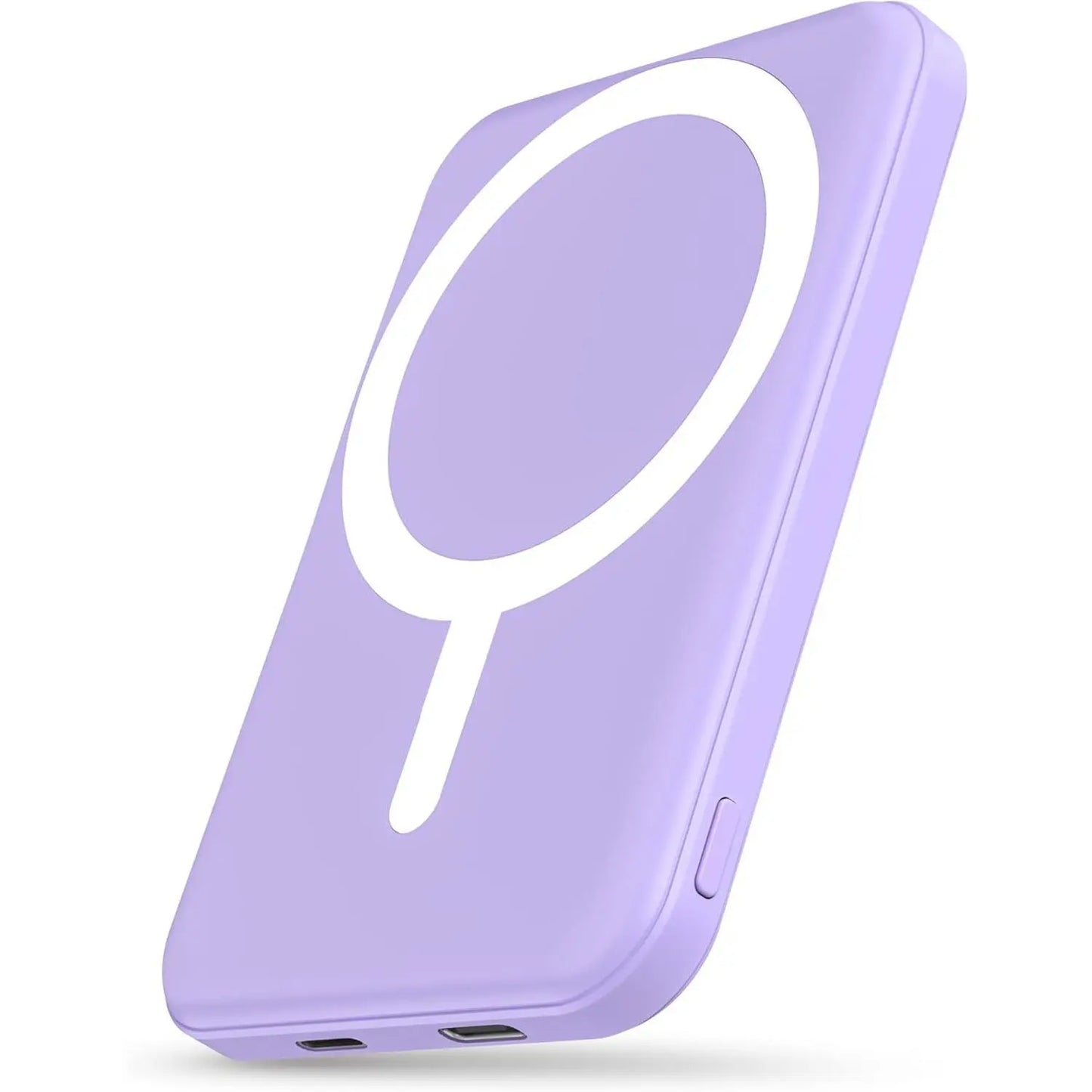 Ultra-Thin Lightweight Portable Charger/ 5000Mah Magnetic Wireless Power Bank/ 20W PD Fast Charging/ Lighting Input Wireless Portable Charger for Iphone 12-17 All Series