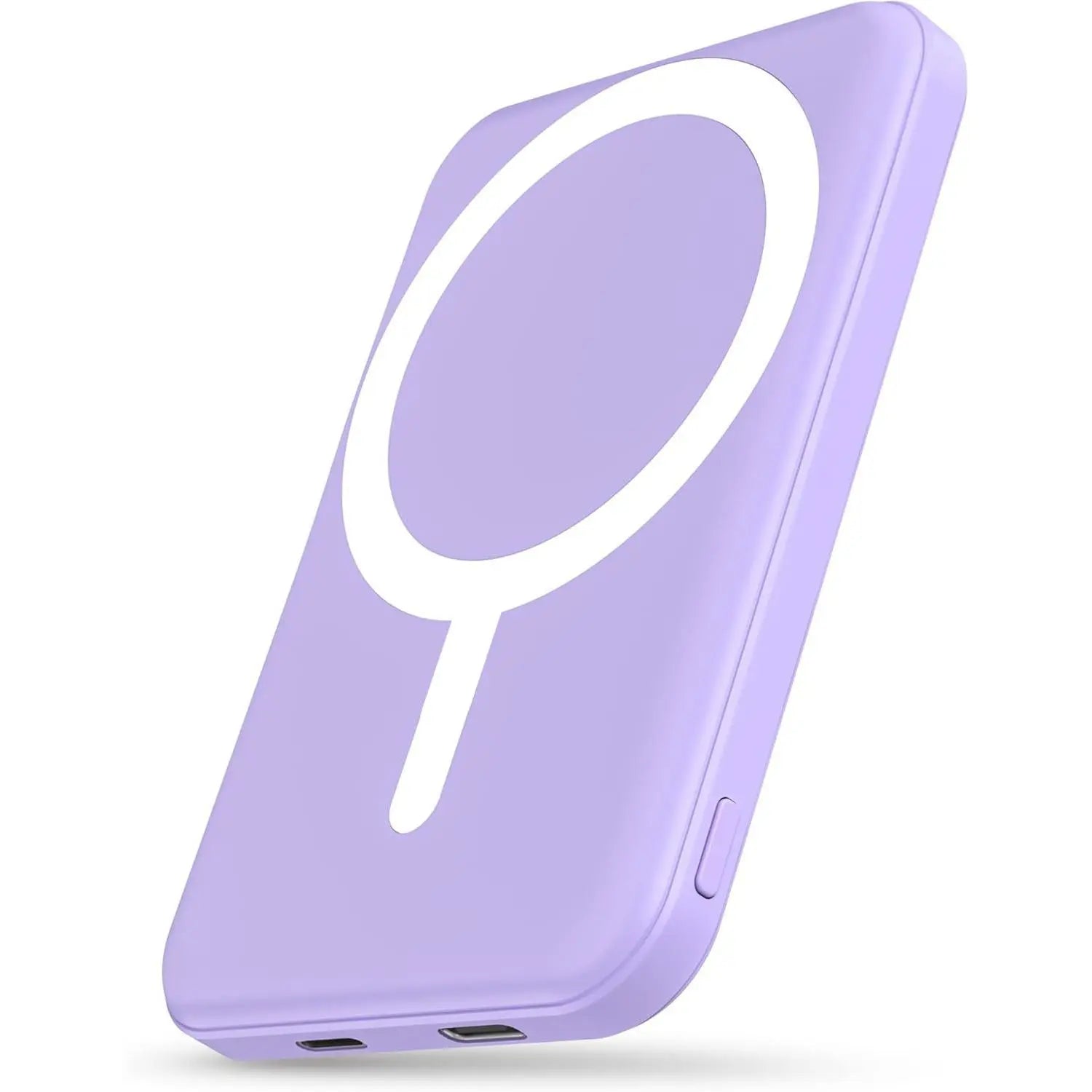 Ultra-Thin Lightweight Portable Charger/ 5000Mah Magnetic Wireless Power Bank/ 20W PD Fast Charging/ Lighting Input Wireless Portable Charger for Iphone 12-17 All Series