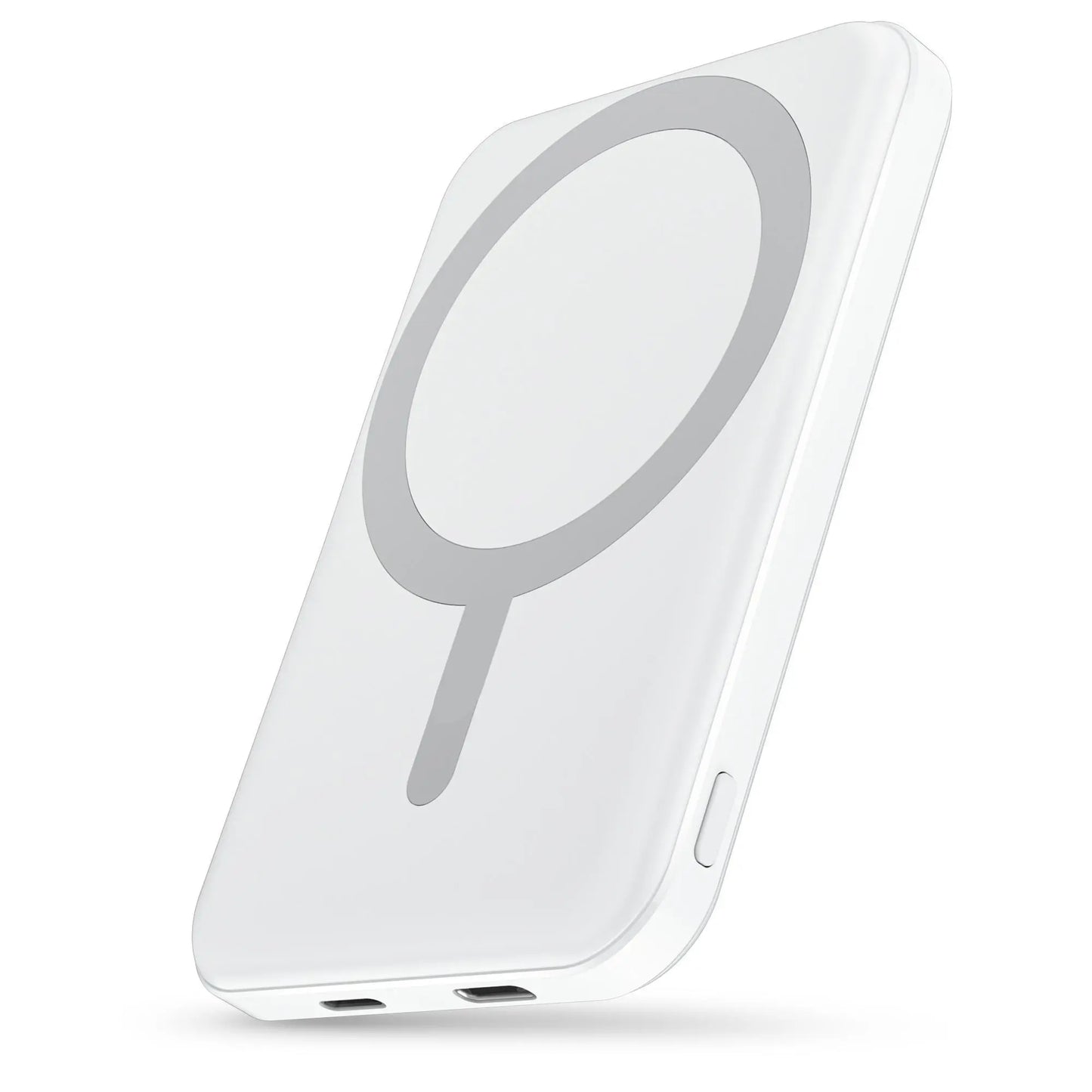 Ultra-Thin Lightweight Portable Charger/ 5000Mah Magnetic Wireless Power Bank/ 20W PD Fast Charging/ Lighting Input Wireless Portable Charger for Iphone 12-17 All Series