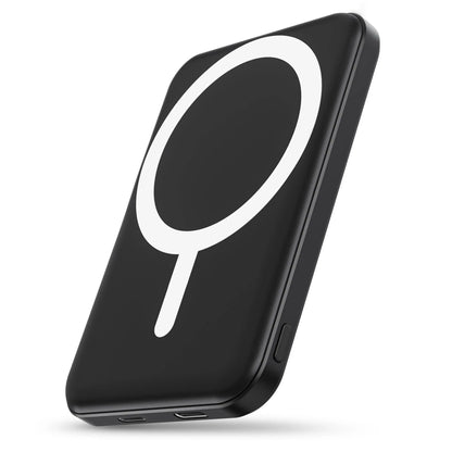 Ultra-Thin Lightweight Portable Charger/ 5000Mah Magnetic Wireless Power Bank/ 20W PD Fast Charging/ Lighting Input Wireless Portable Charger for Iphone 12-17 All Series